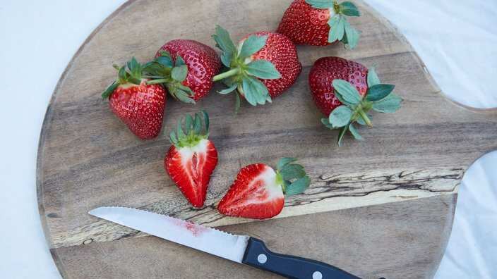 A stock image of strawberries in Sydney,Tuesday, September 18, 2018. (AAP Image/Erik Anderson) NO ARCHIVING