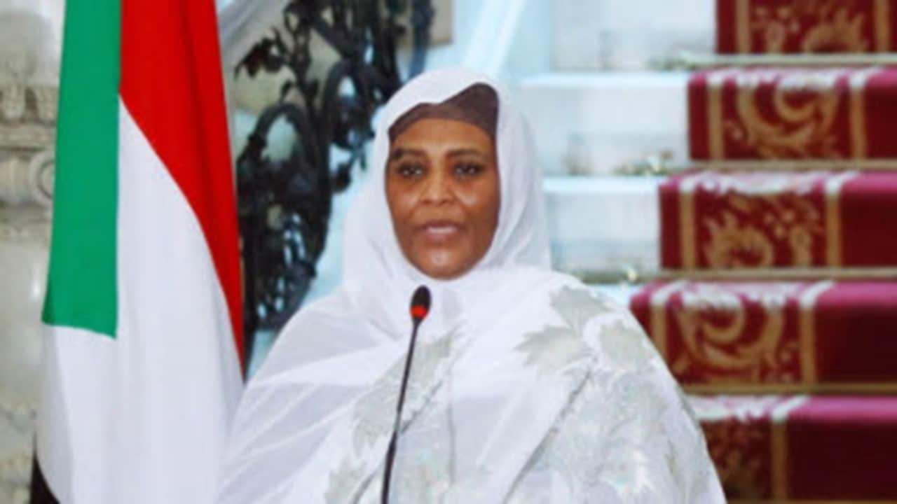Sudan's Foreign Minister Mariam al-Sadiq al-Mahdi