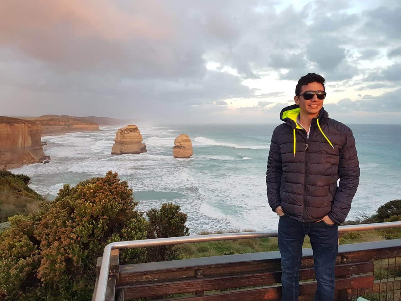 Jesús antes de ser diagnositcado. Había bajado de peso sin explicación.