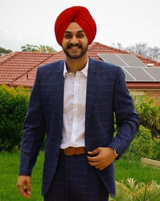 Canberra-based international student Sukhman Singh