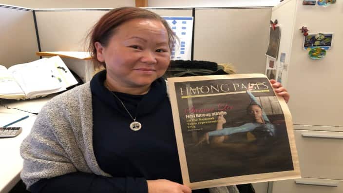 Hmong first athlete to play for USA National Gymnastic Team