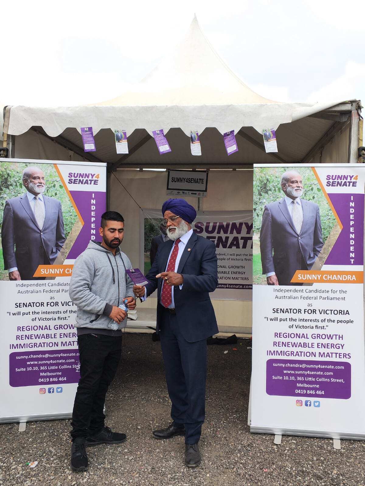 Independent senate candidate Sunny Chandra calls Australian migration system discriminatory