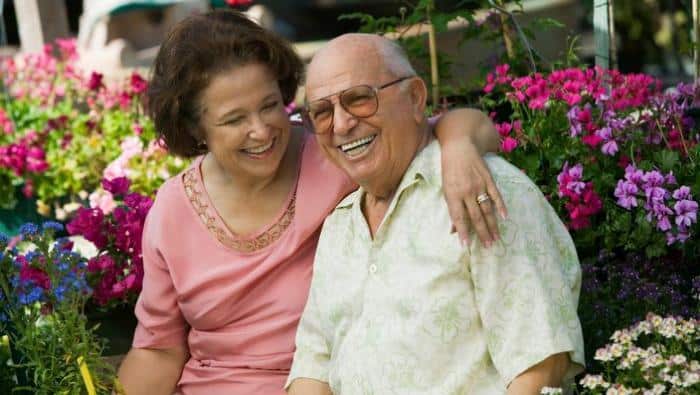 super - senior couple