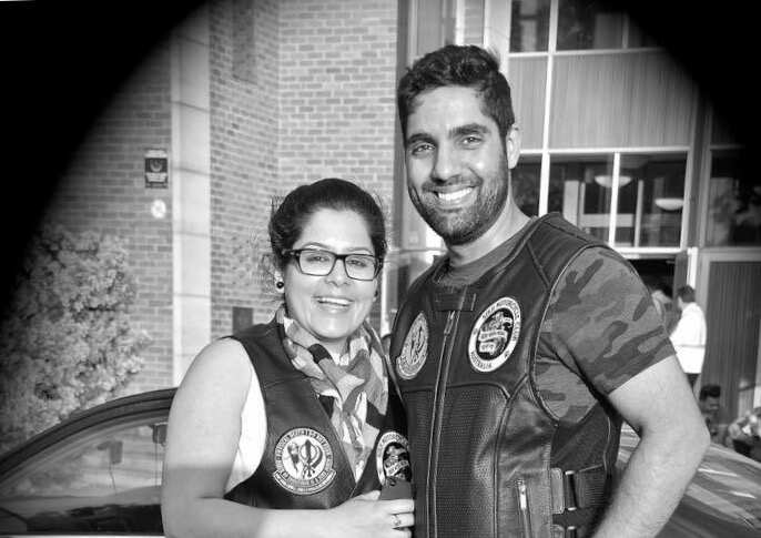 Swati Sharma with her partner Gunwant Singh Kharoud