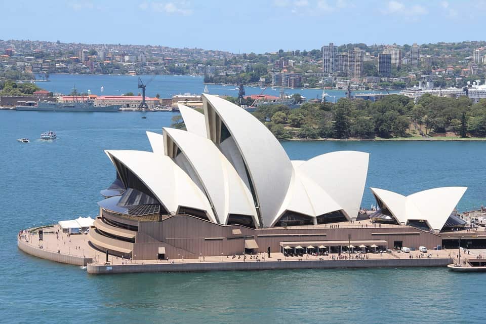 Sydney Opera House, a popular destination.