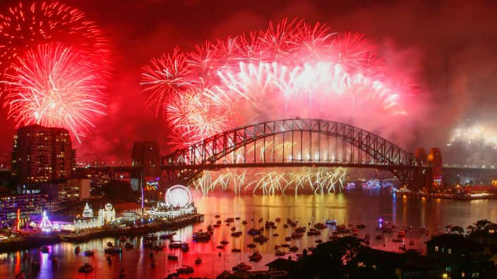 La noche de Año Nuevo en Sydney