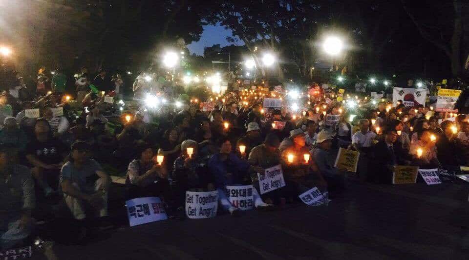 Candle Vigils in Sydney 