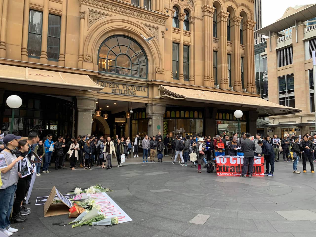 Peaceful assembly at Sydney on 16 Jun 2019. (supplied)