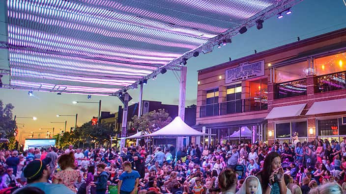 sydney hills christmas sky show