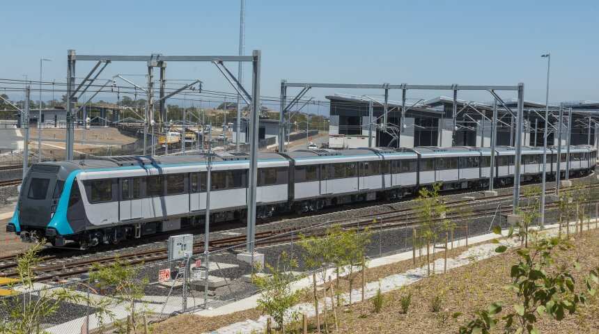 Testing the new Sydney Metro train