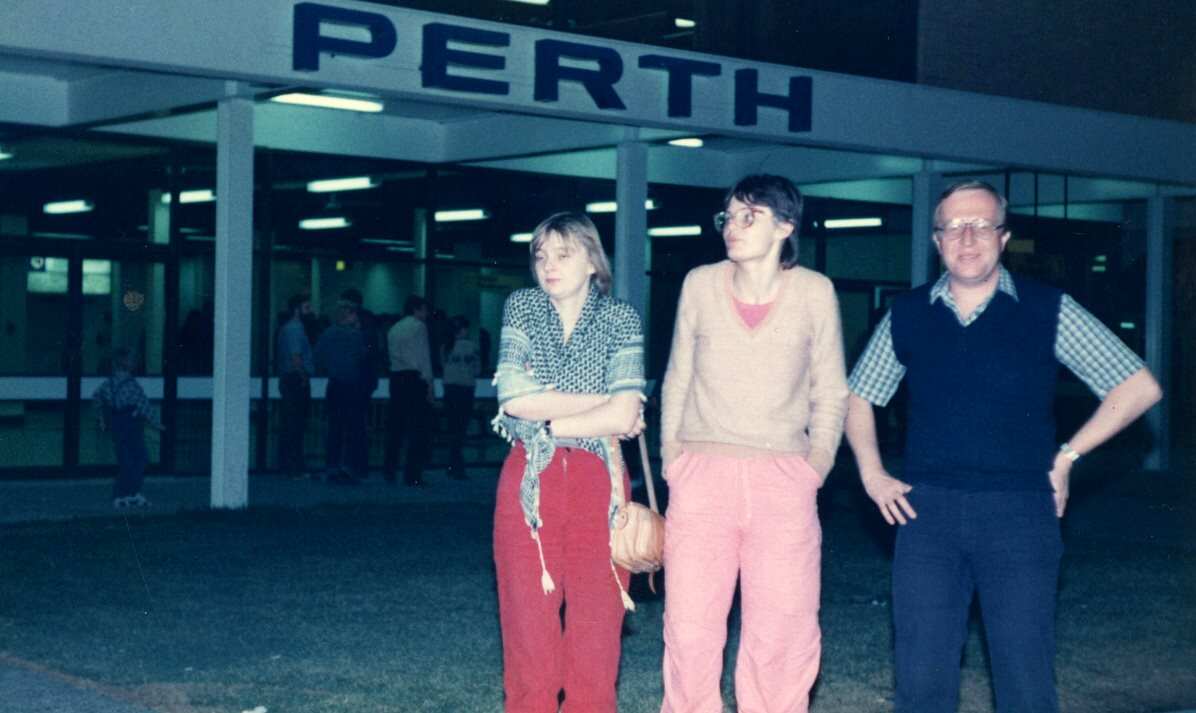Arriving to Perth.