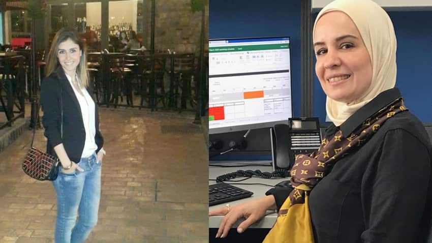 Varteny Khoudesian and Rahaf Al-Rifai