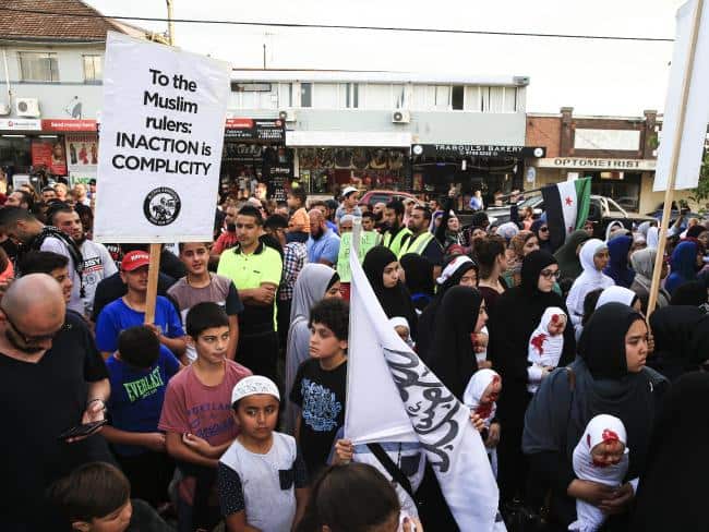 Hizb ut-tahrir protest