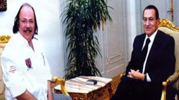 Talaat Zakarya met with Ex-president Hosni Mubarak