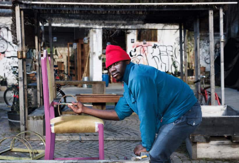 One of the men involved in the Talking Hands project