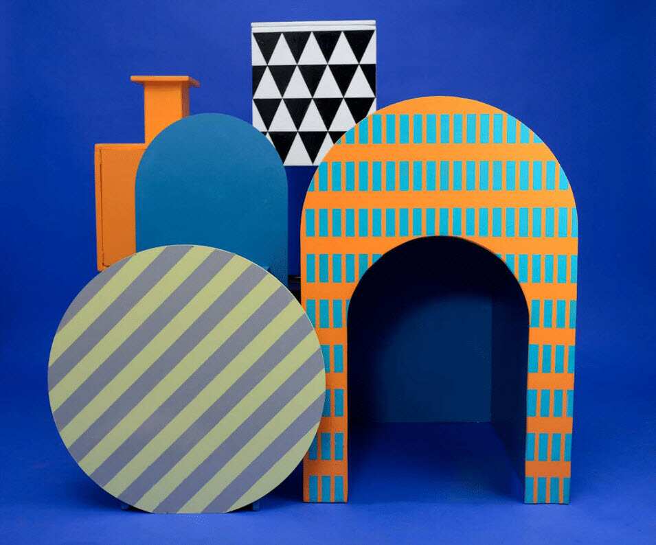 “Rifúgiati” are micro-spaces for children drawn by designer Matteo Zorzenoni in collaboration with Talking Hands Project