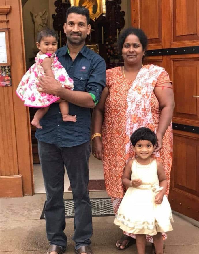 The community has been fighting to free Nadesalingnam, wife Priya, and their Australian-born daughters Tharunicaa and Kopiga 
