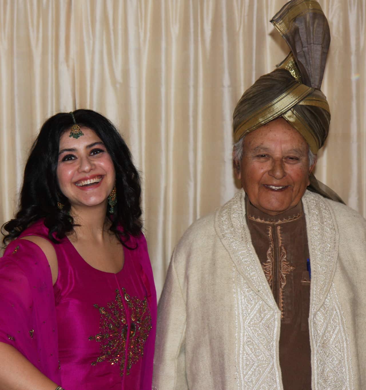 Tammy Bux with her father Sadiq Bux