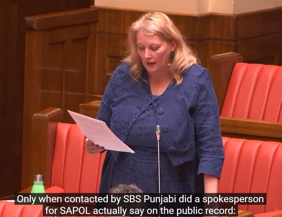 Greens Upper House Member, Tammy Franks MLC raised this matter during Question Time in the state parliament. 