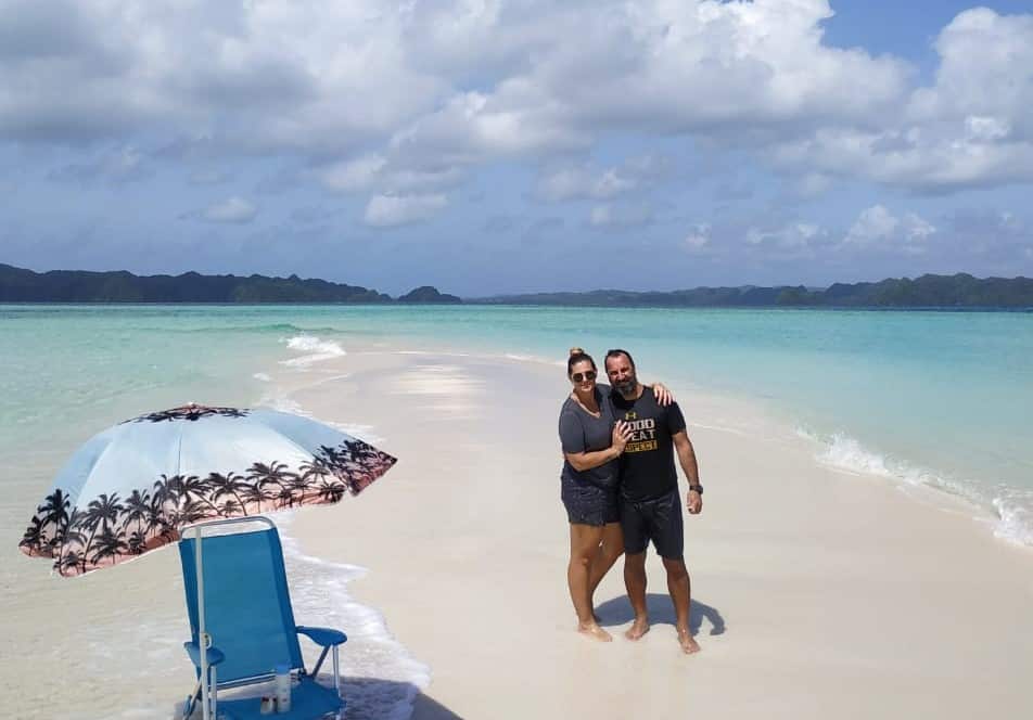 Stefano Tansella con la compagna, Eleonora Azzalini