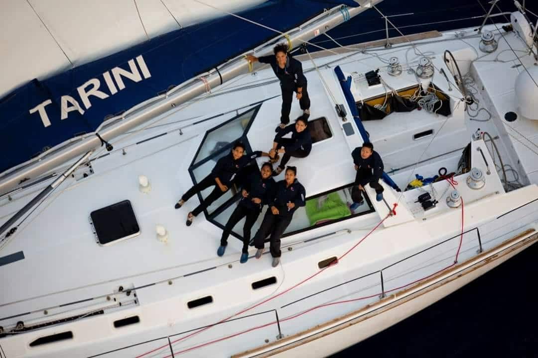 INSV Tarini and its crew