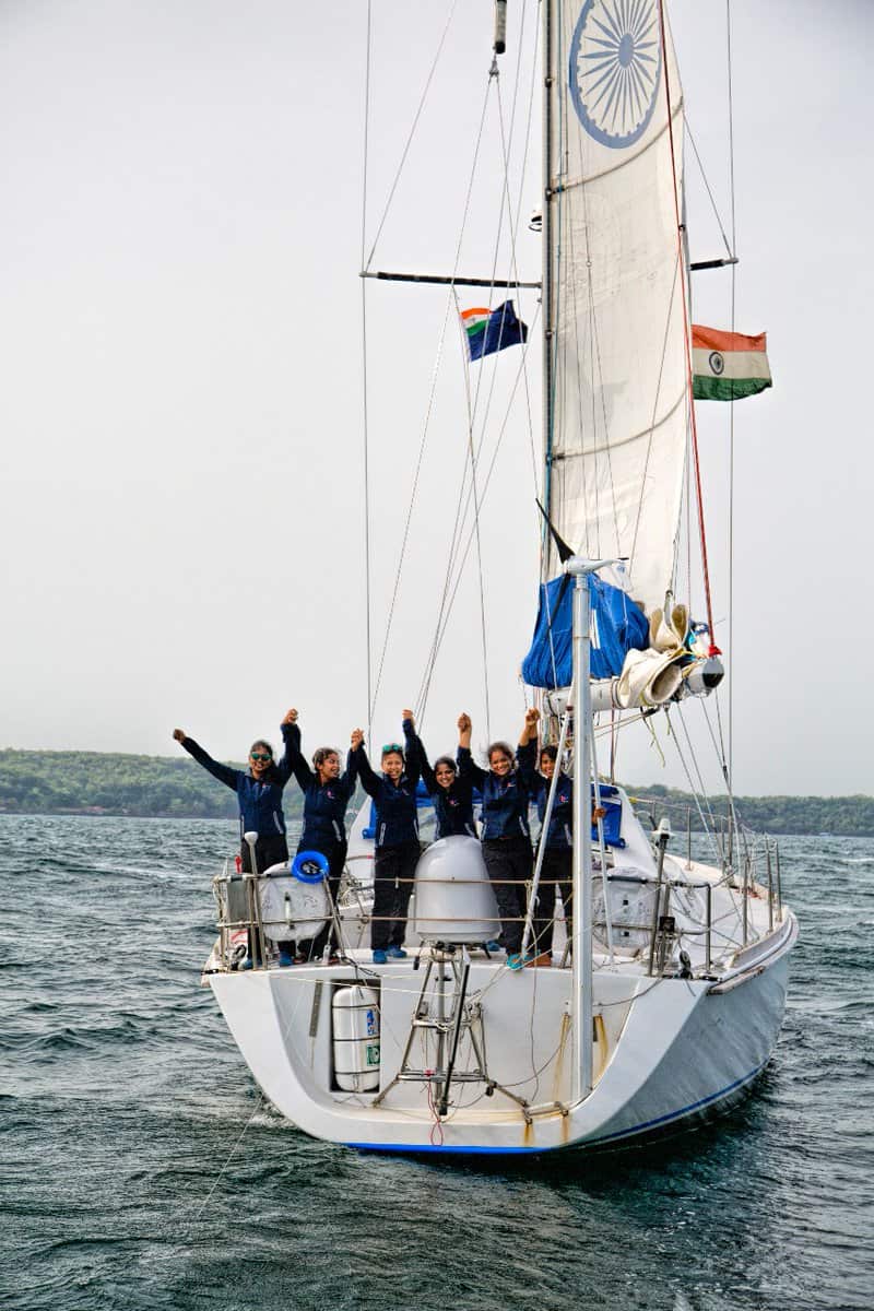 INSV Tarini and its crew