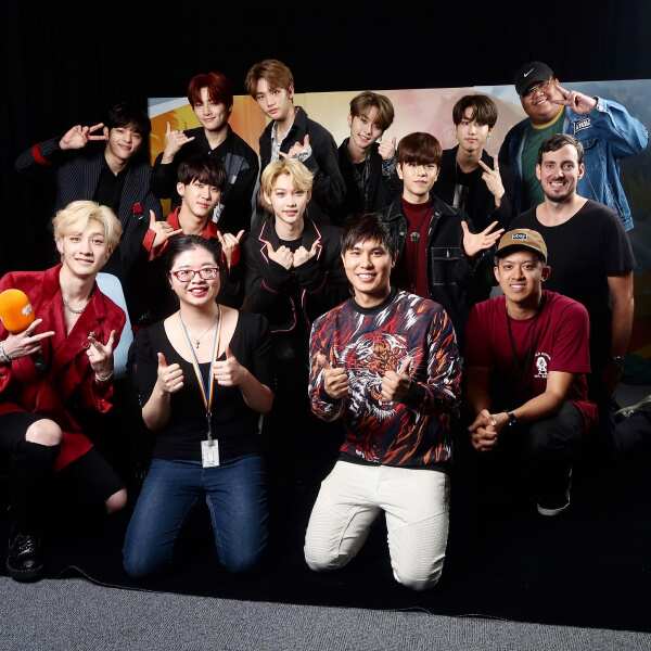 Team PopAsia with K-pop superstars 'Stray Kids'