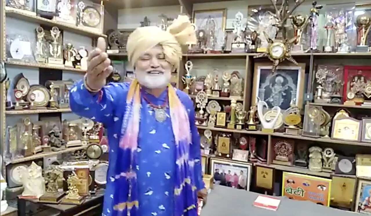 Folk artist Mahaveer Guddu