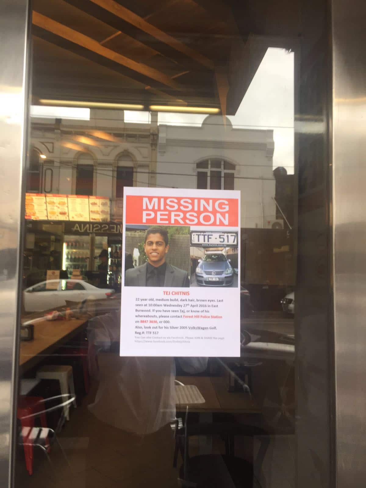 Friends and family have plastered many Melbourne suburbs and country towns of Victoria with this poster