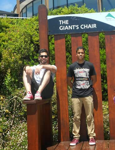 Tej Chitnis (right) who has been missing from Melbourne since April 27, 2016