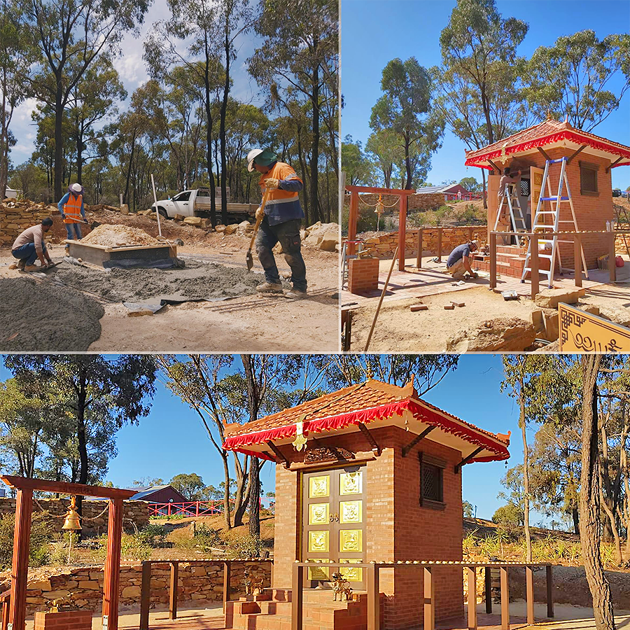 Brishti Ganesha Temple in Greater Bendigo is a Nepali style architecture