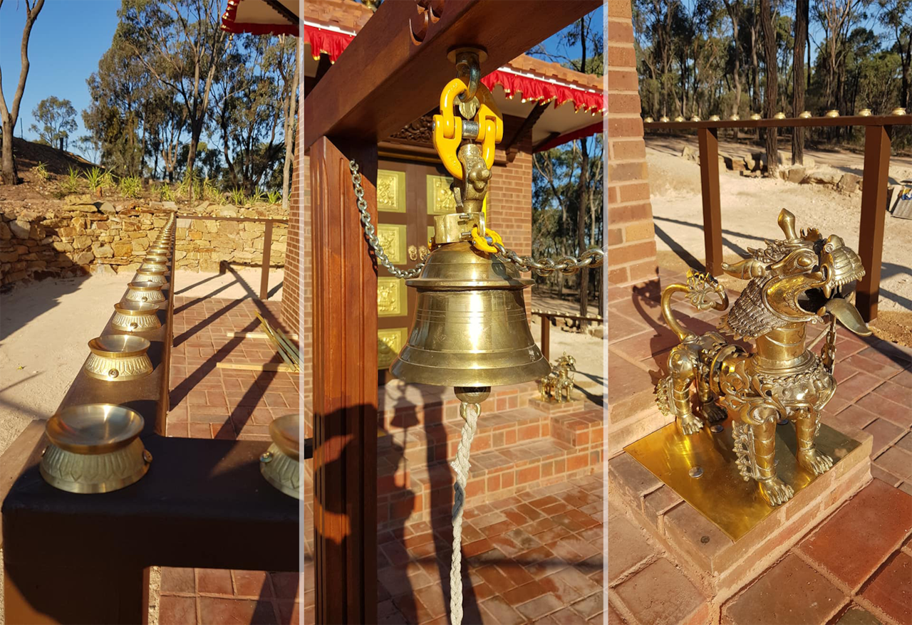 Brishti Ganesha Temple in Greater Bendigo is a Nepali style architecture