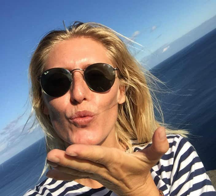 Anastasia Aralova on Tenerife, Spain