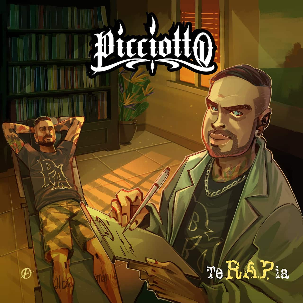 La copertina dlel'album teRAPia di Picciotto