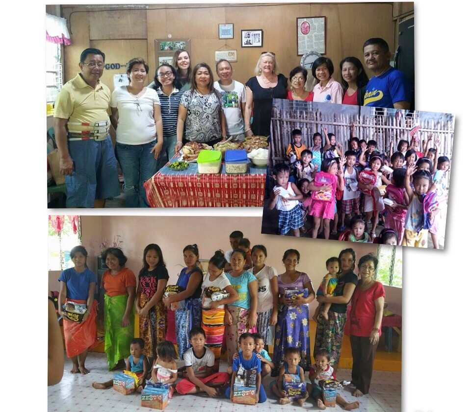 Frontline Foundation's community projects in Pampanga and Badjao community.