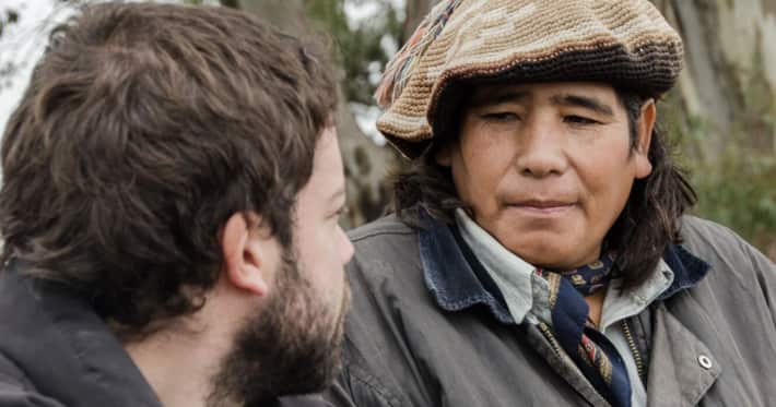 uan Pérez, protagonista del documental "Testigo" con el director, Alan Stivelman