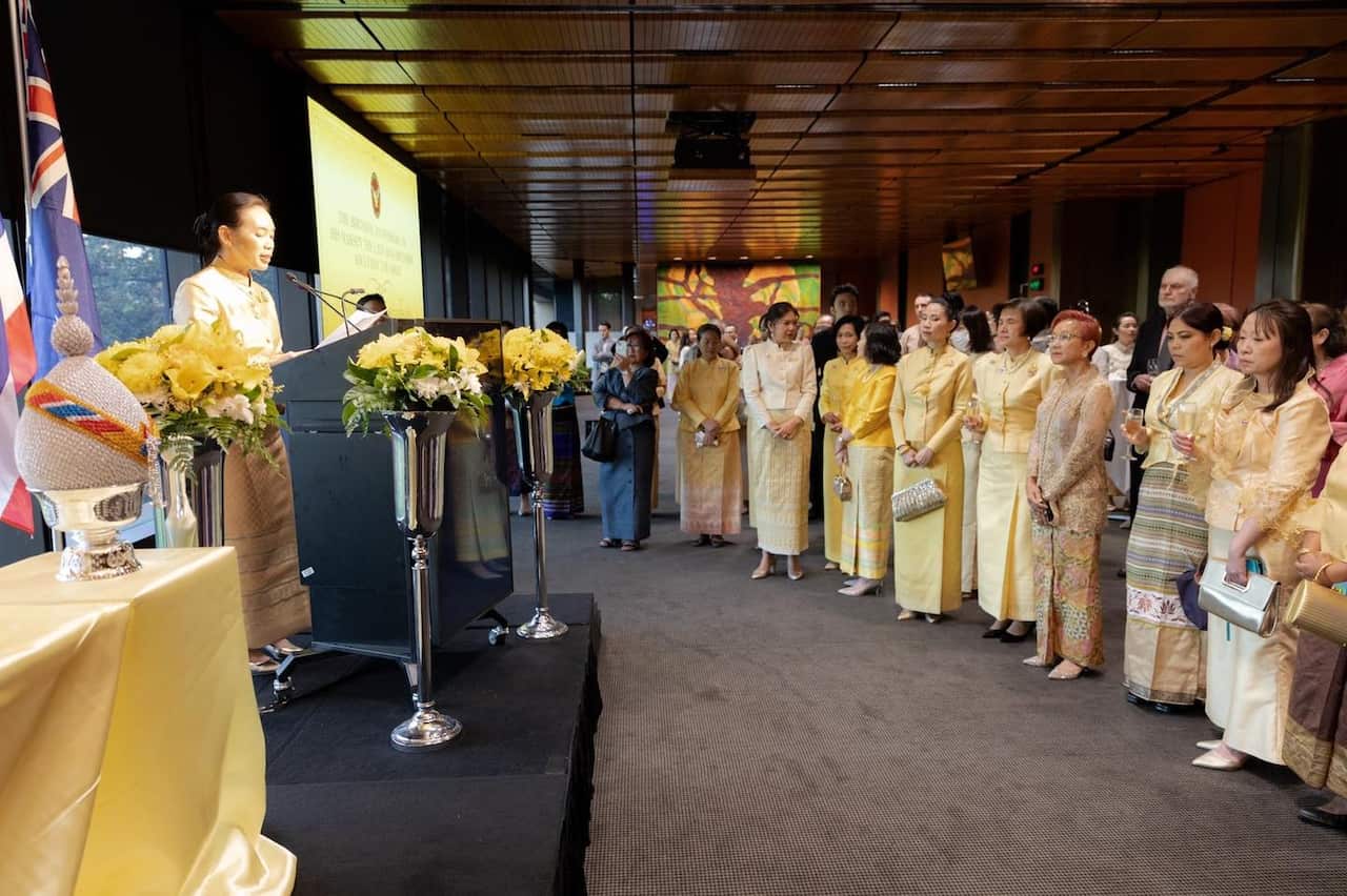 ท่านกงสุลใหญ่กล่าวกับชุมชนไทยในงานกิจกรรมของสถานกงสุลใหญ่ที่ซิดนีย์