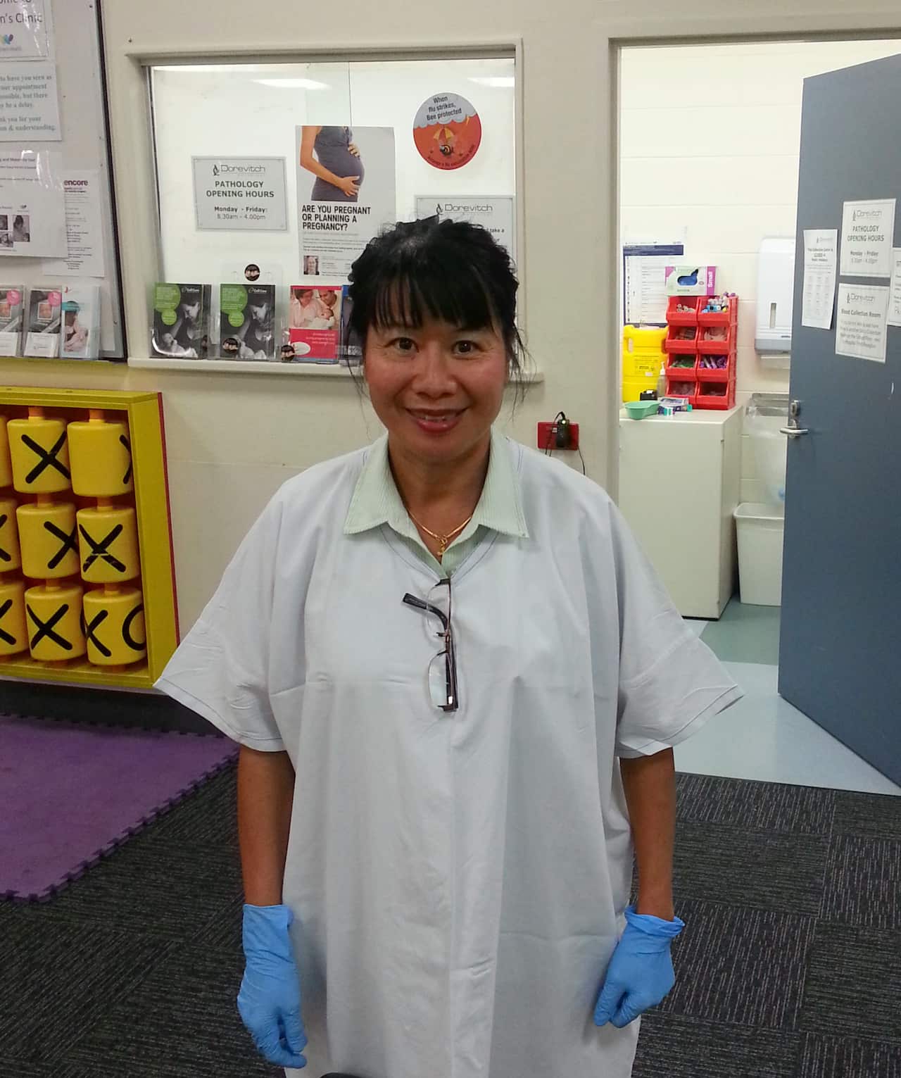Image of Tharaporn Wongsansri in a nurse uniform