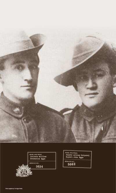 一战华裔士兵Egge兄弟