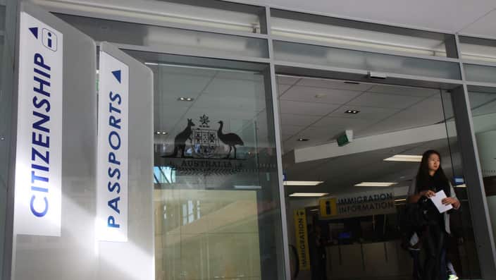 The Australian Government Department of Immigration and Citizenship in Sydney on Monday, May 28, 2012. (AAP Image/April Fonti) NO ARCHIVING