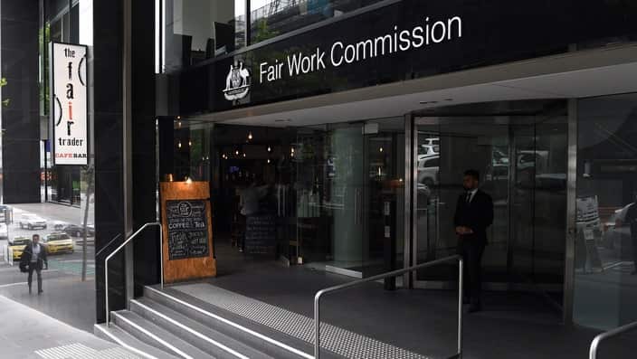 The exterior of Fair Work Commission Building 