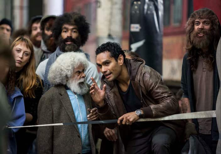 The Cleverman ABC,The Zone, Uncle Jimmy (Jack Charles) Waruu West (Rob Collins)