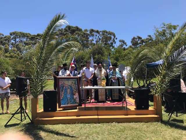 Στιγμιότυπο από την τελετή