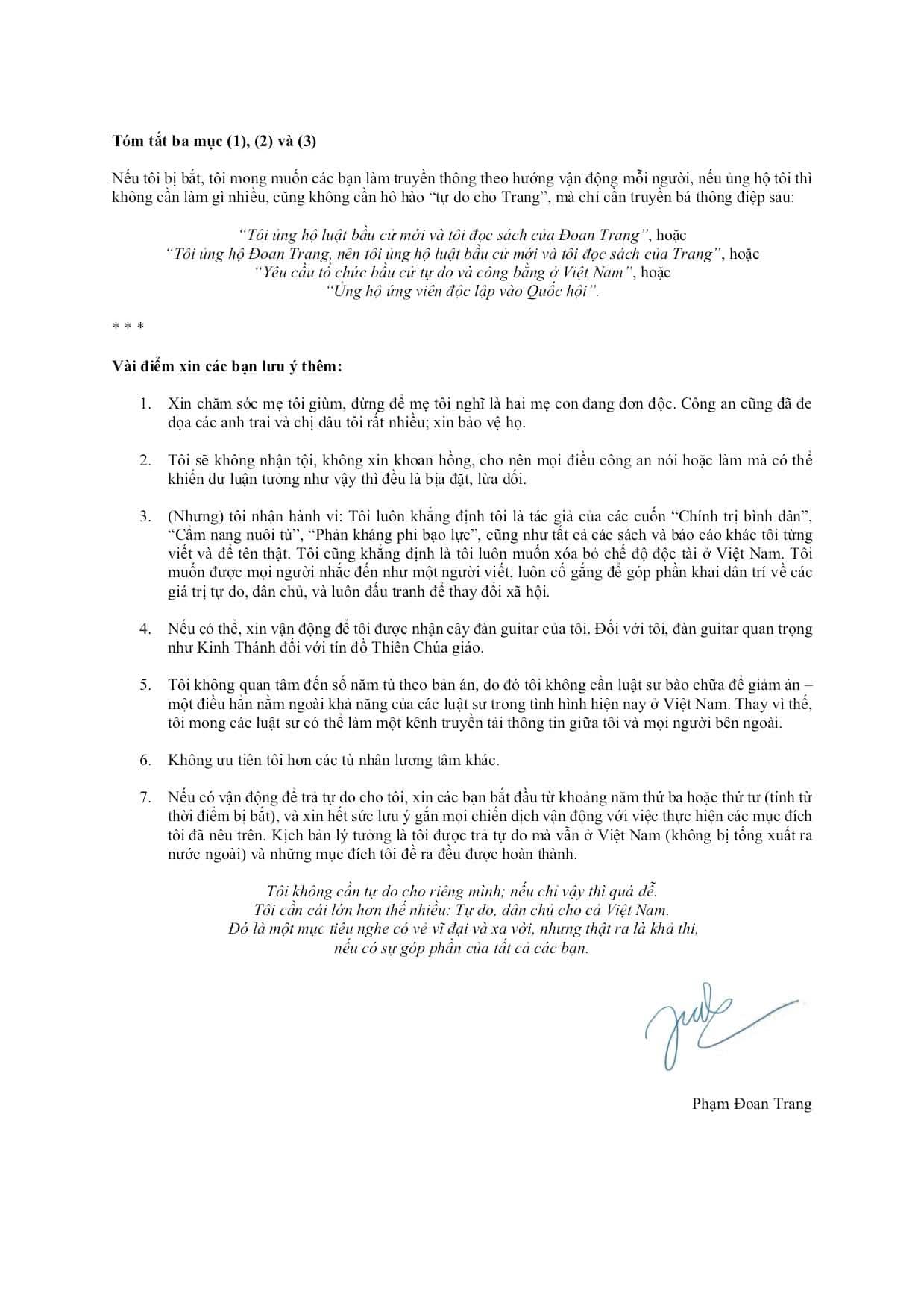 Thư Phạm Đoan Trang