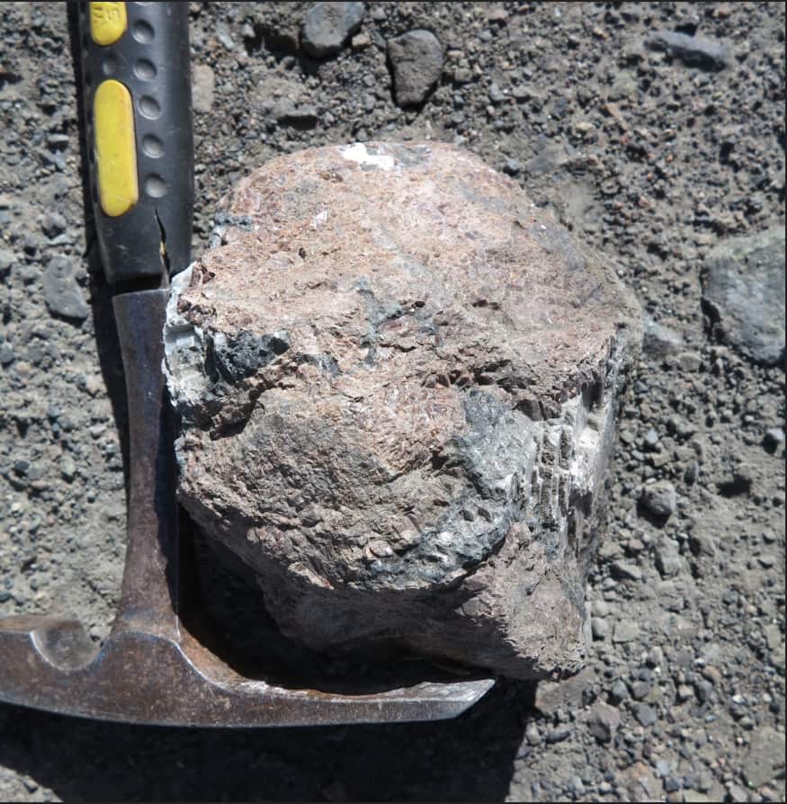 Photo of samples. Pale brown would be garnet.