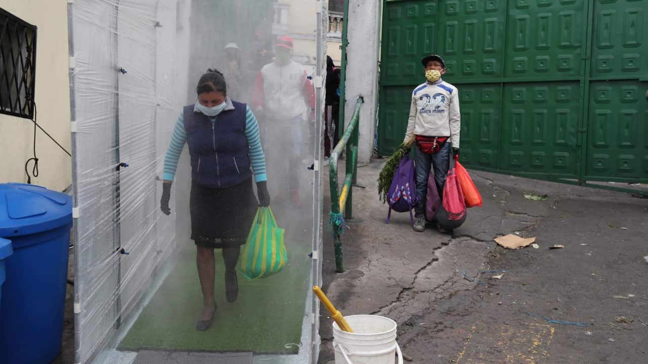 Un'immagine di Quito, capitale dell'Ecuador