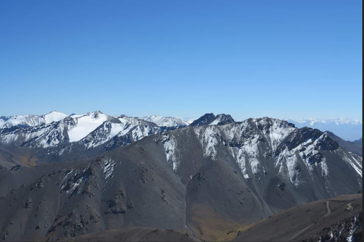 Field photos of the focus of the study, the Awulale belt of Central Asia