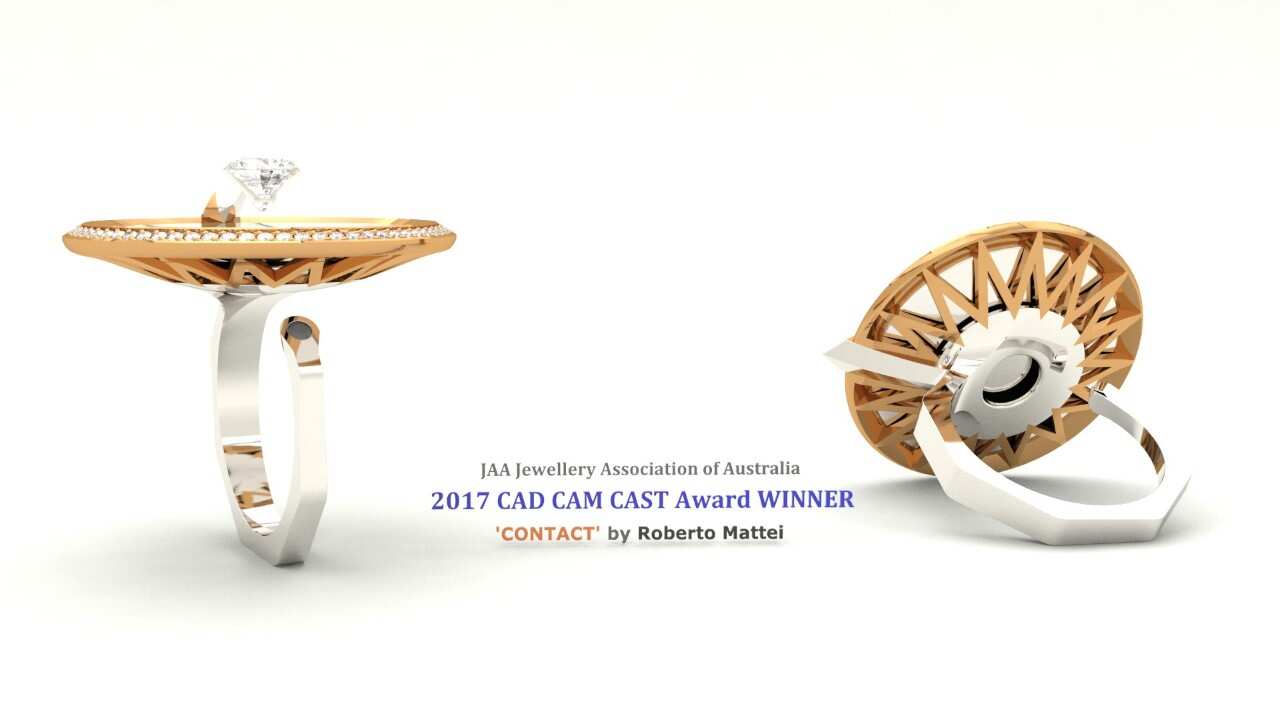 L'anello con il quale Roberto ha vinto il premio della JAA nel 2017