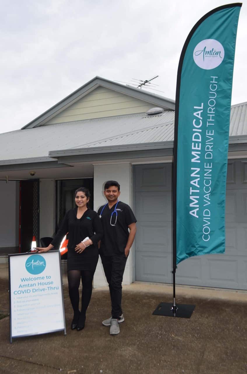 Drive-through Vaccination centre