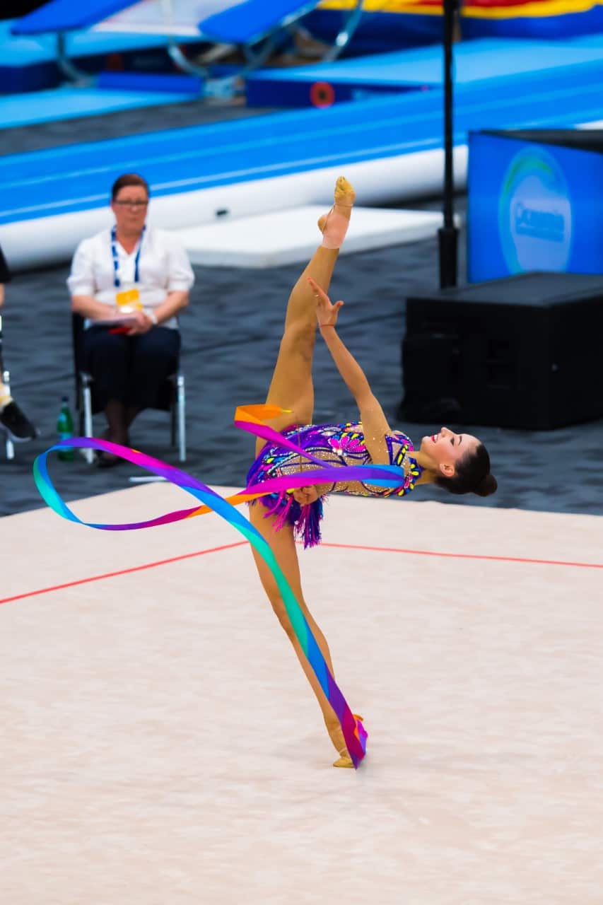 Australian gymtast Alexandra Kiroi-Bogatyreva